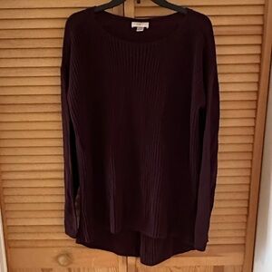 LOFT Women's Ribbed Knit Sweatshirt